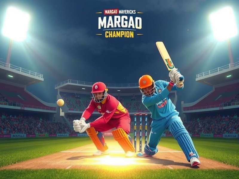 Margao Mavericks Champion Diwali event with golden cricket gear