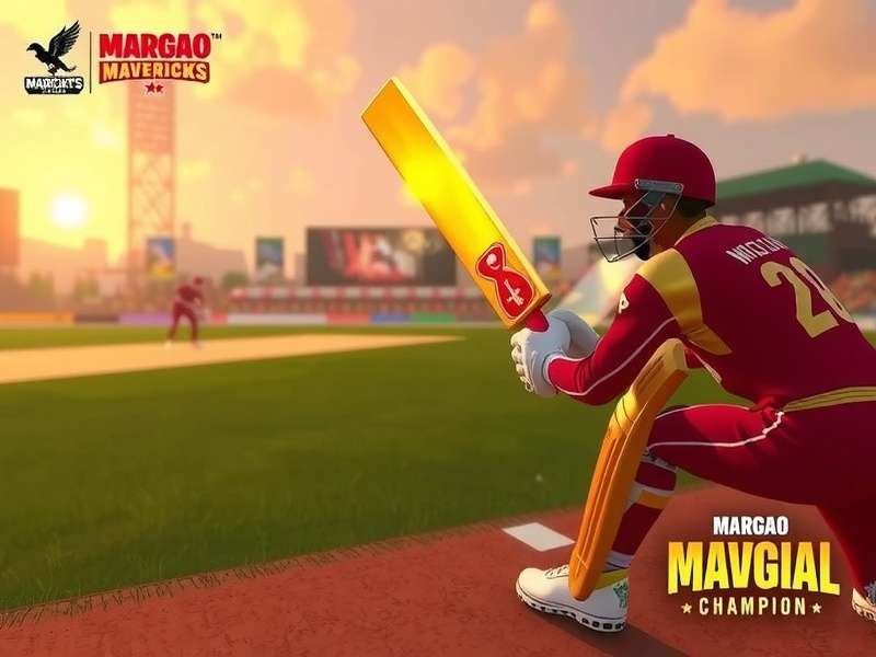 Margao Mavericks Champion gameplay screenshot showing cricket match